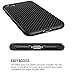 iPhone 7 Case, Lavince Premium TPU Shockproof Case Cover with Carbon Fiber Grip Back Pattern for Apple iPhone 7 (Black)