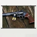 Dan Wesson Revolver Dwa Custom Dw 357 Magnum Speedloader Wall Scroll Poster 24 X 16 Inch