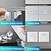 Baby Proofing, 43 Pcs Cabinet Locks Child Safety- 8 Magnetic Cabinet Locks+2 Keys, 16 Clear Corner Protectors, 10 Outlet Plugs, 6 Child Safety Locks, No Drill Required Baby Proof Set
