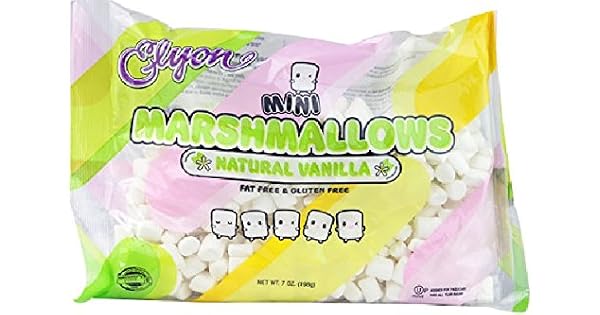 Elyon Natural vanilla miniature White marshmallows 7oz (759474100029)