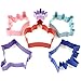 R&M International Princess Crown Cookie Cutters, Assorted Sizes, 6-Piece Set