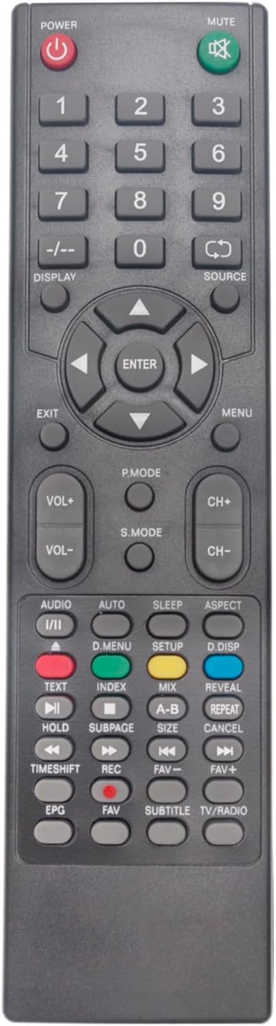ALLIMITY Replace Remote Control fit for CMX LED TV LED8326F LCD7322H