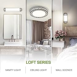ASD 20 Inch LED Flush Mount Ceiling Light - Modern