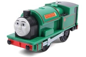 LATUROP Th-omas and Friends Train Plastic Electric Master Battery Powered Toy Set Kids Boys Girls (Peter-SAM Train Set)