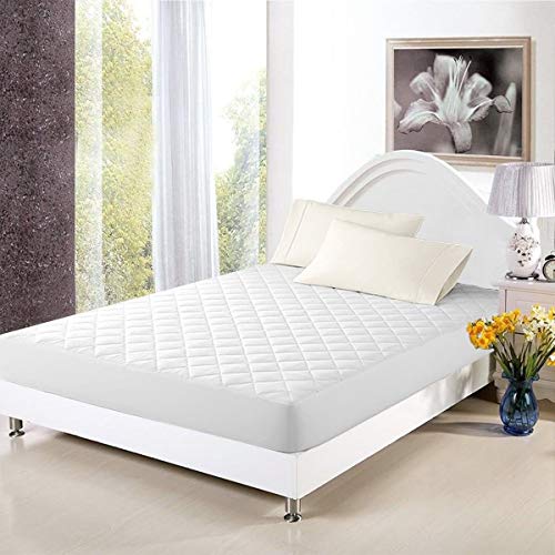 image for Safe and Sound Queen Size Mattress Pad 100% Waterproof Hypoallergenic 