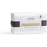LAFCO New York Bar Soap, Chamomile Lavender - 7 oz - Ultra-Hydrating, Natural Formula - All Skin Types - Made in Europe