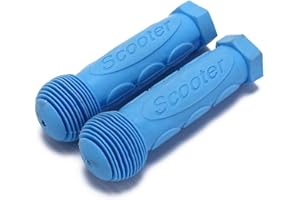 Syvrac 1Pair(2PCS) Scooter Child Kids Bicycle Grip Anti-Slip Handlebar 22MM Silica-Gel Material Holes Children Bike Accessory