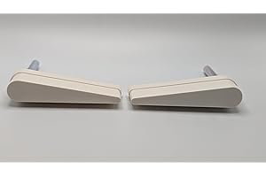 Pinball Life Flipper Bat and Shaft Assembly, No Logo, 3 inch, Plain (White, 2 Pack)