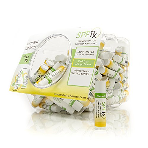 SPF Rx Bulk Sunscreen Lip Balm SPF 30 With Delicious Mango Flavor For