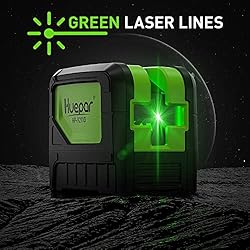Cross Line Laser Level with 2 Plumb Dots - Huepar