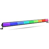 OPPSK 60W Stage Wash Light Bar RGB Pixel by DMX Control for DJ Party | 54 Shows 26 Static Colors Sound Activated DMX Control for DJ Party Events Church Club Concert Performance