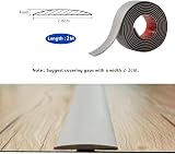 Zayejod 2M Laminate Threshold Transition Strip Grey PVC Self Adhesive view 2