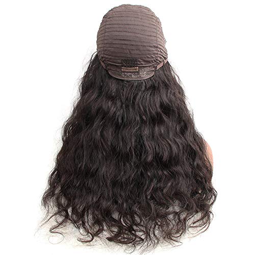 ISEE-Hair-Young-Loose-Wave-Human-Hair-Wigs-with-Bangs-For-Black-Women-Brazilian-Virgin-Hair-Non-Lace-Front-Wigs-Glueless-Machine-Made-Wigs-150-Density-Natural-Color-26-Inch