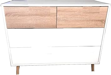 Amazon Com Tv Chest For Bedroom 4 Drawer Shoe Storage Wood White