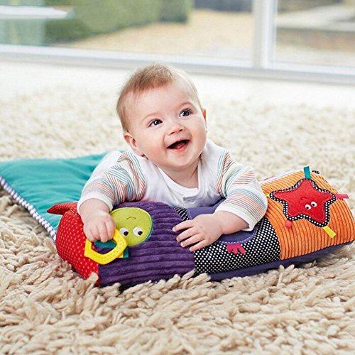 Hiltow Baby Infant Multifunctional Crawling Roller Pillow Educational Toys