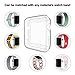2 Pack Compatible for Apple Watch 42mm Case iWatch Screen Protector TPU All-Around Protective Case Clear Ultra-Thin Cover for Apple Watch Series 3 Series 2 42mm, 2 Pack