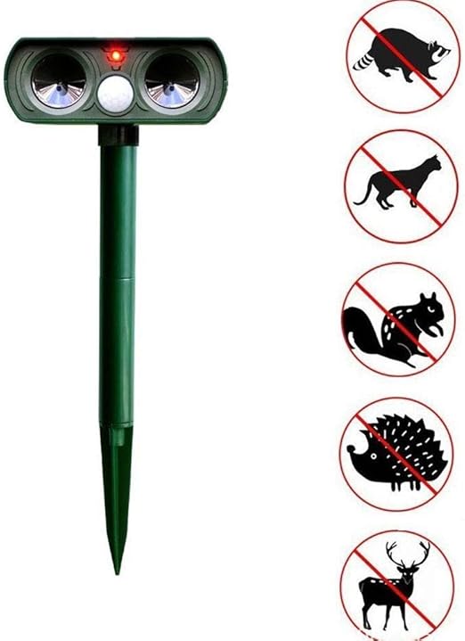 Wafor Anti Aboiement Chien Ultrason Solaire Fonctionnant