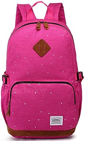 Backpack,Travel Backpack, AMCHOICE Classic Miltifunction Laptop Backpack,School Bag for Unisex-Deep Pink