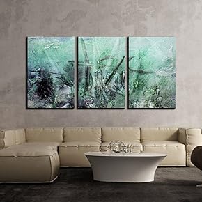 Abstract Grunge Artwork x3 Panels