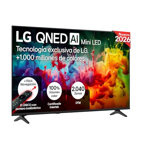 55QNED70B6C - Smart TV QNED MiniLED AI 55" 4K Sin Reflejos 94%, 2026