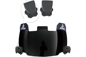 DUTYBOD Football Visor, Clear Football Helmet Visor, Football Shield, Fits Youth and Adult Football Helmets