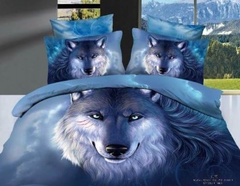 Cooperation Home Textile,unique 3d Bedding Sets,wolf Print Bedding,beautiful Bedding Sets,4pcs Bed Sets, Bedding Set