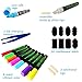 Liquid Chalk Markers 8 Colored Washable Pens with Reversible Bullet And Chisel Tip - Child Friendly - Perfect for Chalkboards, Bistro, Windows, Glass, Labels, Whiteboards