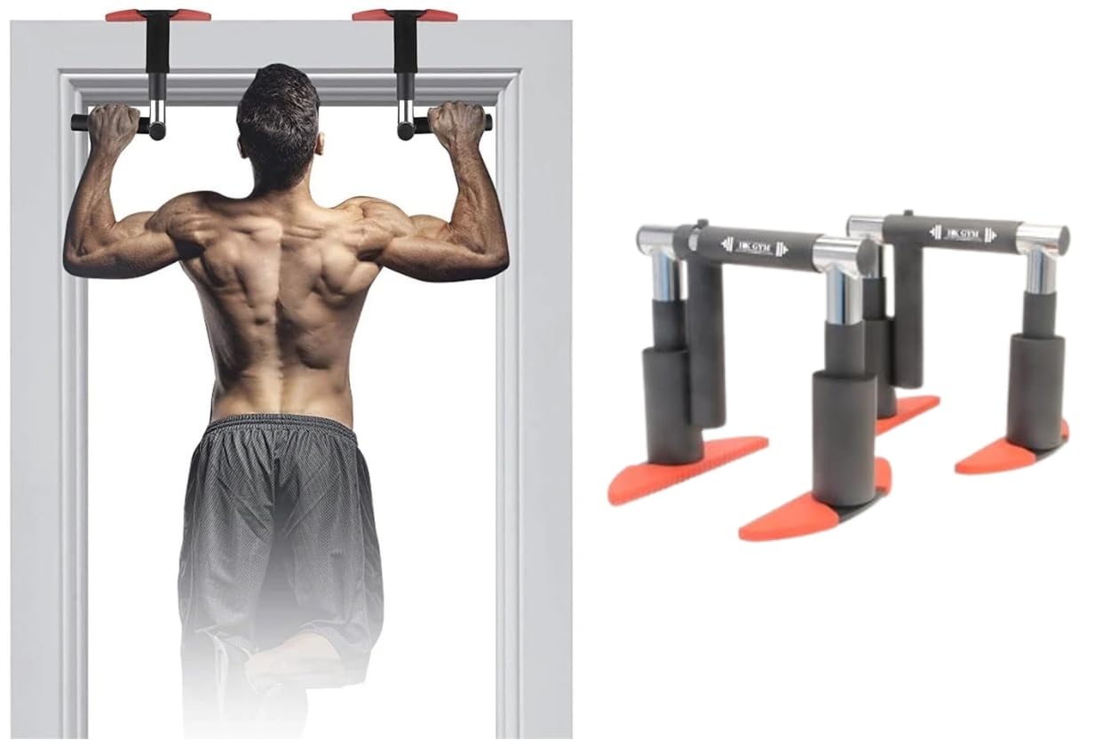 HealthKNOCKS Portable PULL UP BAR | NO SCREW