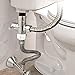 HOMEIDEAS T-adapter with Shut-off Valve, 3-way Tee Connector 7/8 inches, Chrome Finish, for Bidets