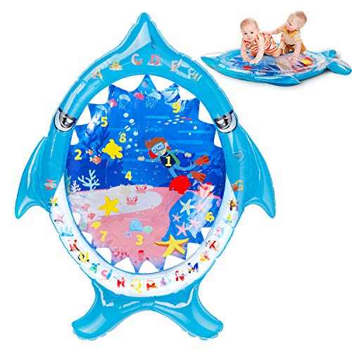 Tummy Time Water Mat, Infant Baby Toys 3 to 6 Months, Baby Activity Play Centers for Newborn Girl Boy