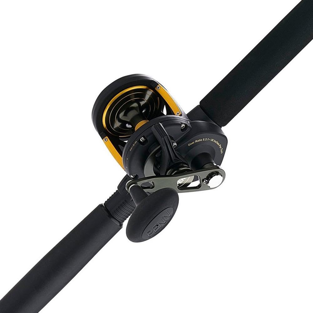 Photo 1 of ***(DAMAGE BROKEN TIP- SELLING AS PARTS ONLY)***
PENN 7' Squall II Lever Drag Fishing Rod & Size 40 Reel Combo, Medium Power, Fast Action, Right Handle Position, Full Graphite Body and Sideplate Construction ***(NOT IN BOX)***