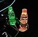 2pcs LED Car Logo Cup Holder Lights for Lexus, 7 Colors Changing USB Charging Mat Luminescent Cup Pad, LED Interior Atmosphere Lamp Decoration Light. (Lexus)