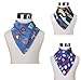 [Pack Of 3] Fashionable Bandana Bibs For Baby Boys And Toddlers / Cute Stylish Patterns Design / Super Absorbent / Drooling / Teething Mini-Factory