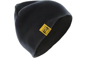 BENCHMARK FR Flame Resistant Skull Cap, Made in The USA - One Size (Black, Hivis)