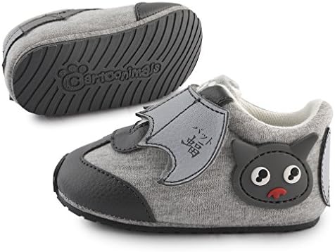 cartoonimals Baby Shoes Prewalker New Born Cribs Shoes Battio Grey US 3 Infant