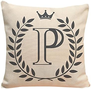 Kimloog 18 x 18 Linen Throw Pillow Case Christmas Pillow Covers Xmas Pattern Decorative Square Cushion Cover