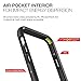 iPhone X Case, Patchworks [Level Silhouette Series] One Piece Triple Material TPU PC with Added Corner Cushion Drop Protection Bumper Frame Case for iPhone X / 10 - Black
