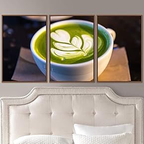 signwin 3 Piece Framed Canvas Wall Art Coffee...