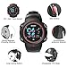 Sport Watch,Bluetooth Smart Watchs,Watch Sport with Heart Rate Monitor,Touchscreen Sport Watches with Sleep Monitor Step Calorie Counter Waterproof Smart Watches Fitness Tracker for Android and iOS