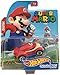 2016 Hot Wheels Set of 6 Super Mario 1/64 Character Cars Collectible Die Cast Toy Car Models