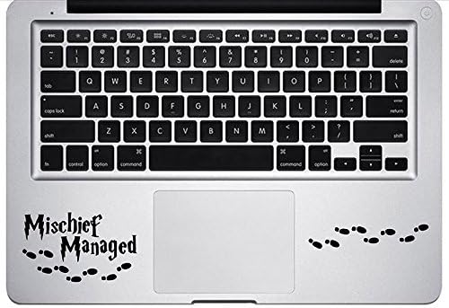 Decal Trade - Mischief Managed Harry Potter Trackpad Keyboard Apple Macbook Decal Vinyl Sticker Apple Mac Air Pro Retina Laptop