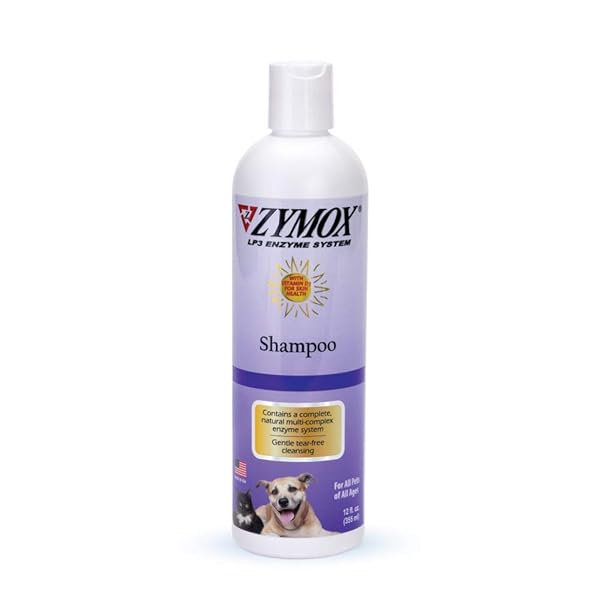PET KING BRANDS ZYMOX SHAMPOO FOR DOGS AND CATS, 12OZ
