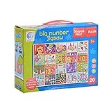 ThinkMax Big Number Jigsaw Puzzle Shaped Floor Puzzle (20-Piece)