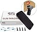 Gun Magnet, Gun Mount Holster, Magnetic Shotgun Holder , 43 lbs Rubber Coated Concealed Carry Firearm Wall Mount Accessory | Pistols, Handguns, Rifles, Shotguns, Revolver | Home, Desk, Truck Car