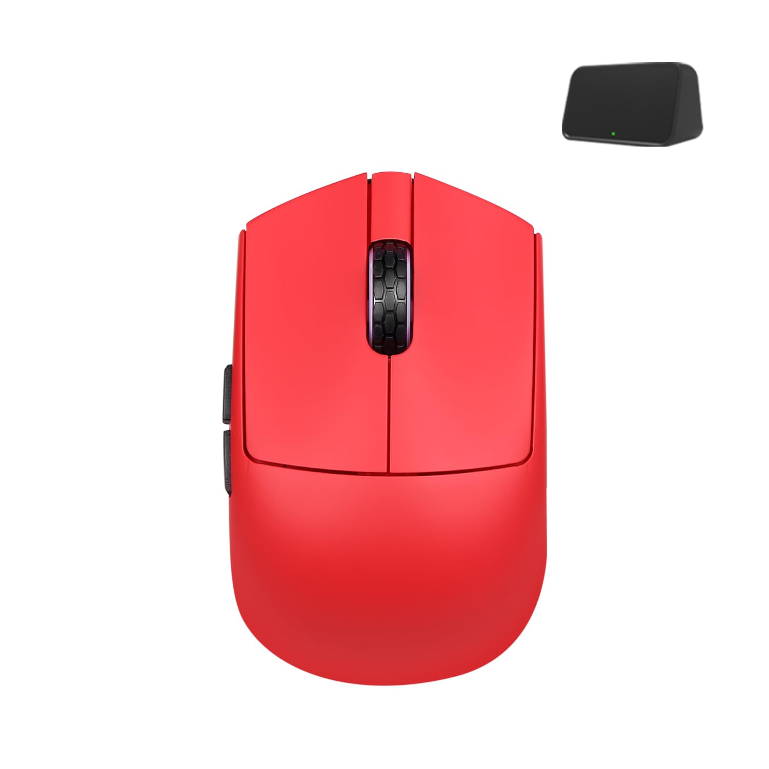 Photo 1 of Darmoshark M5PRO Mini Wireless Gaming Mouse,Tri-Mode 8K/Bluetooth Mouse Up to 30000DPI,PAW3950 Optical Sensor Lightweight 38g,5 programmable Button,Computer Mouse for Laptop,PC,Mac-Red