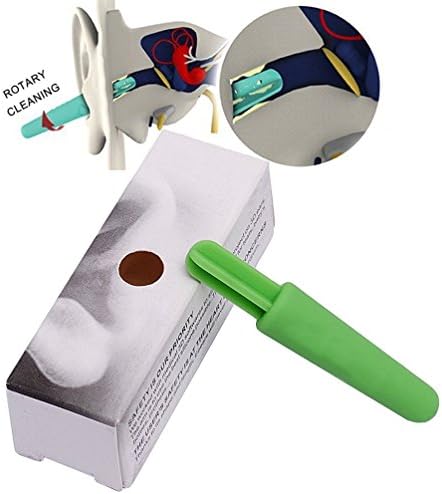 Earwax Remover, Ear Cleaner, SaikerMan NEW DESIGN Reusable Safe Soft Silicone Earwax Cleaning Tool - Green