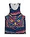 INTO THE AM Hoot Men's All Over Print Owl Casual Tank Top Shirts