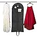 TAMEHOM Breathable 60″ Garment Bag for Dress/Wedding Party Dress, Lightweight, Easy Carrying Shoulder Straps, Window for Viewing, PVC Card Holder, Anti-Moth Protector, Water Res, 5 Zipper