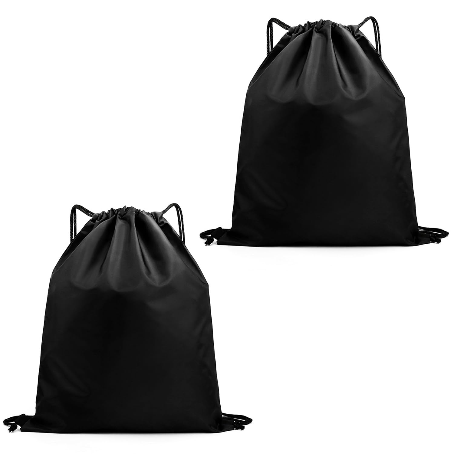 arrderly Pack of 2 Cooler Bags, Backpacks with Drawstring, Foldable Cool Bags, Reusable Foil Bags for Picnic, Camping, Outdoor, Sports