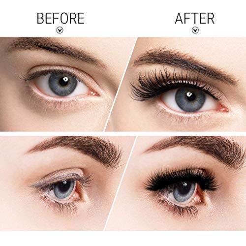 Magnetic Eyelashes, Magnetic Eyeliner and Lashes Kit Natural 5D Silk Magnet Eyelash For Full Eye No Glue Reusable And Handmade Soft Magnet False Eyelashes With Applicator By ZEKEE[3 Pairs] - Thumbnail 5